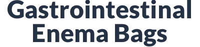 Logo gastrointestinal enema bags